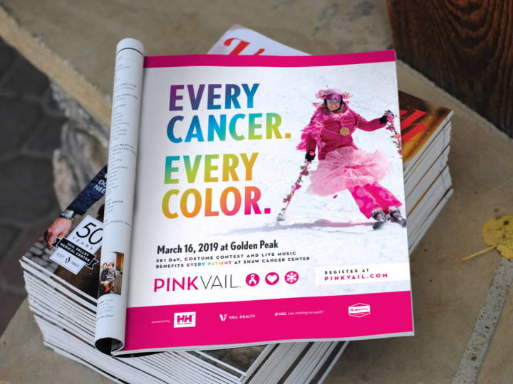 Pink Vail Every Cancer Every Color Magazine Ad