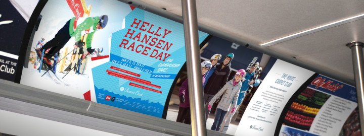 Beaver Creek Helly Hansen Race Day & White Carpet Club Bus Ads