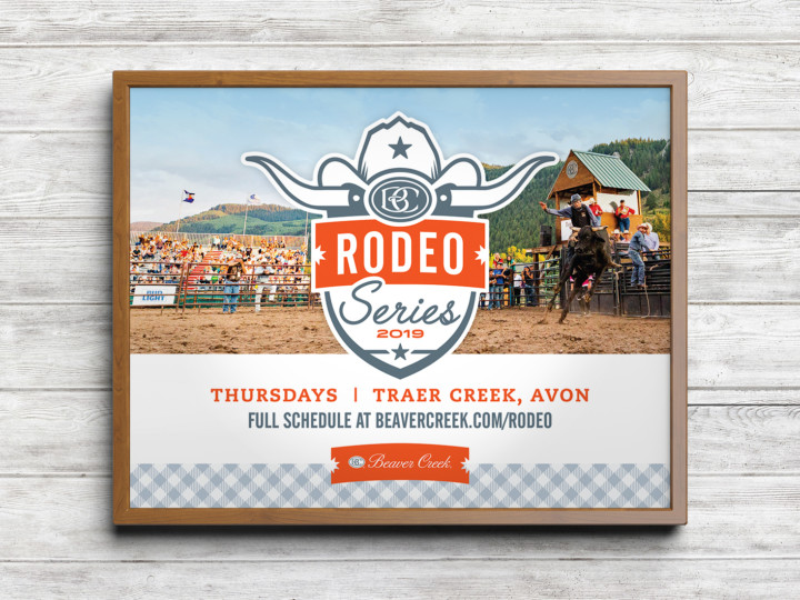 Beaver Creek Rodeo Series Garage Ad