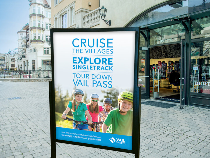 Vail Sports Village Stand Up Signage