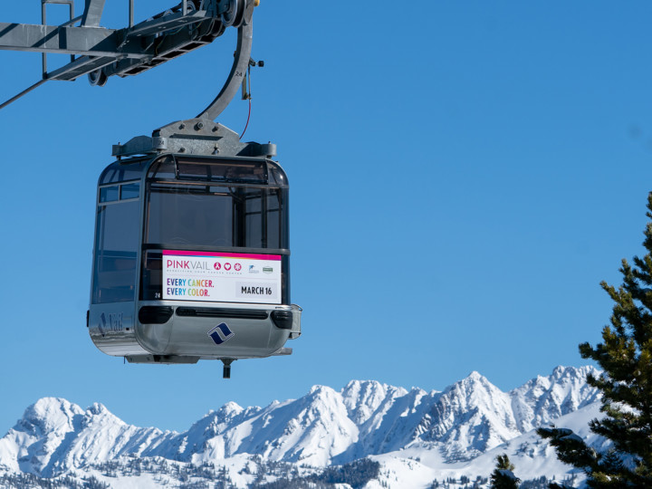 Pink Vail Gondola Wrap