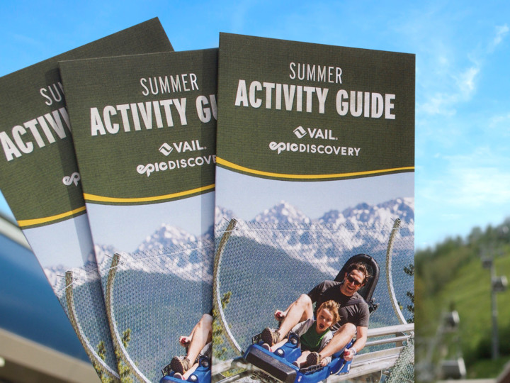 Vail Epic Discovery Summer Activity Guide Rack Card