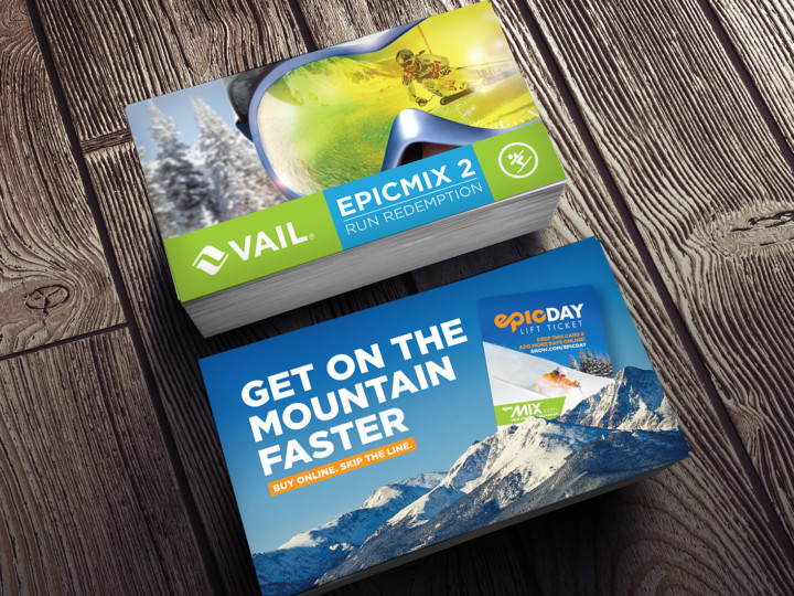 Vail Mountain Epic Mix Cards