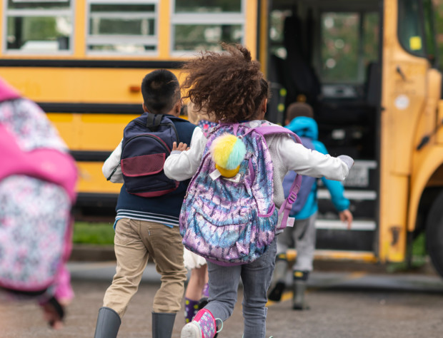 Students Loading Bus